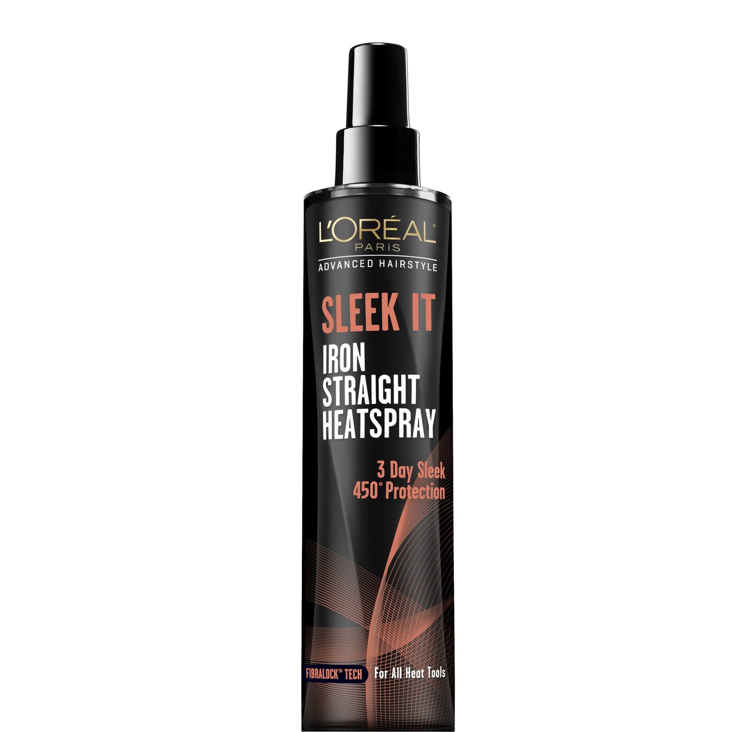 L'ORÉAL PARIS Advanced Hairstyle Sleek It Iron Straight Heat Spray, 5.7 fl. oz.