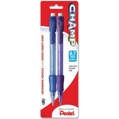 CHAMP Mechanical Pencil (0.7mm) Mechanical Pencil, 2-Pk