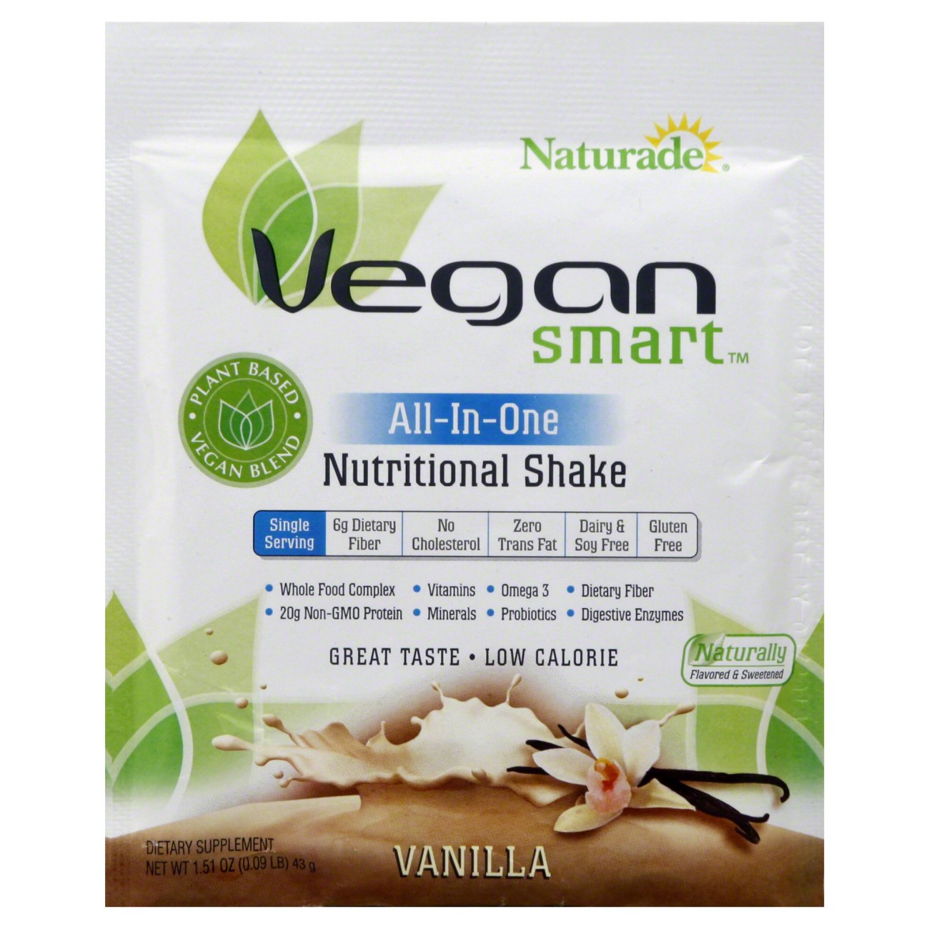 NATURADE VEGAN SMART SHAKE,CHOC