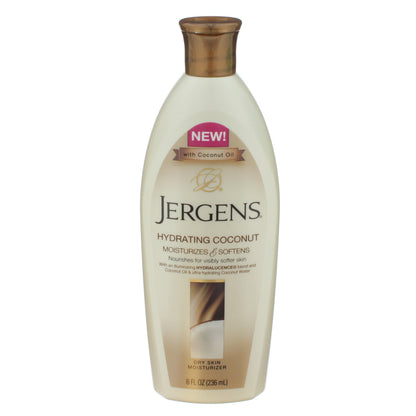 Jergens Coconut Hydrating 16.8oz Moisturizer Pump