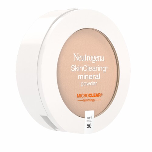 Neutrogena SkinClearing Mineral Acne Powder, Soft Beige 50, .38 oz
