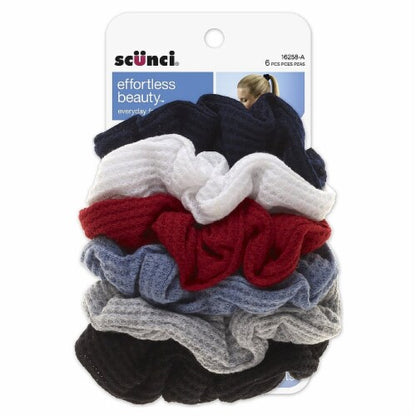 Scünci Effortless Beauty Thermal Twisters Assorted Colors, 6 CT