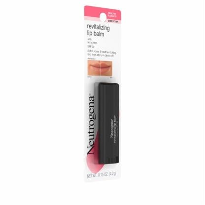 Neutrogena Revitalizing Tinted Lip Balm, SPF 20, Healthy Blush, .15 oz