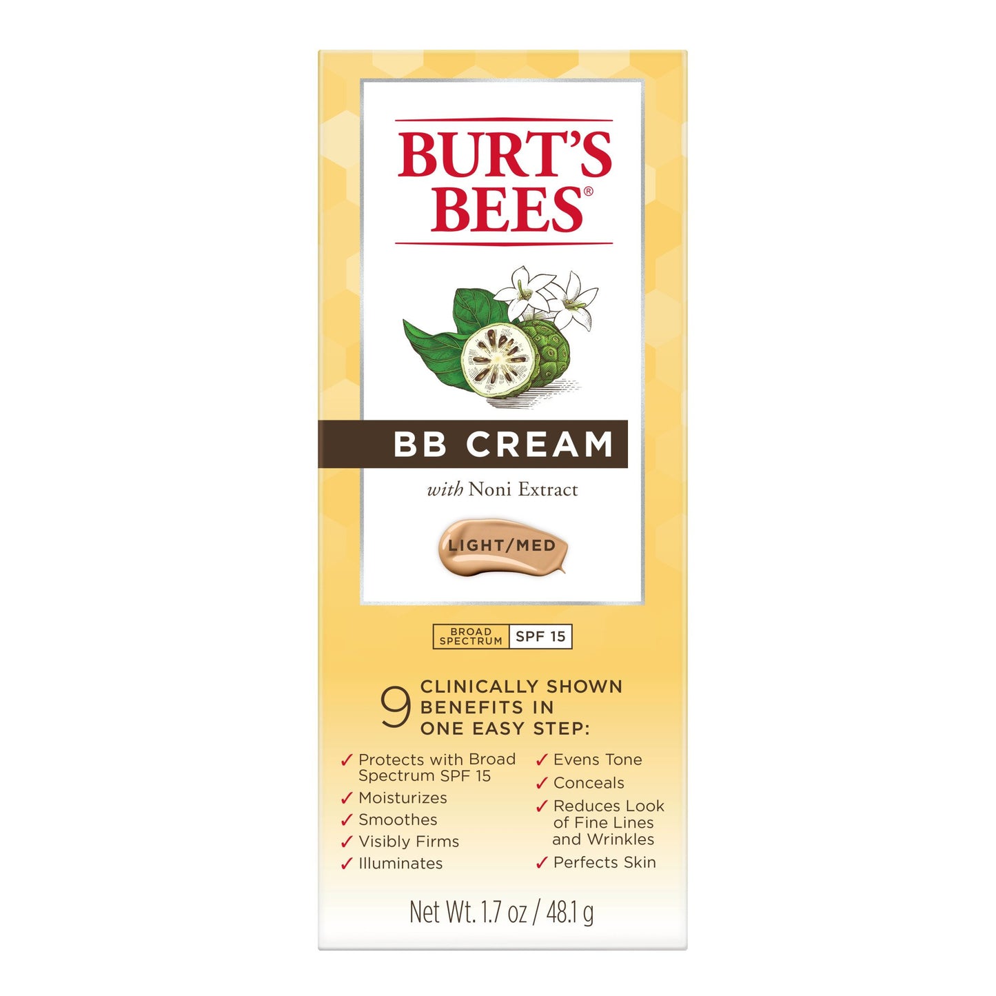 Burt's Bees BB Cream With SPF 15 - Light/Medium