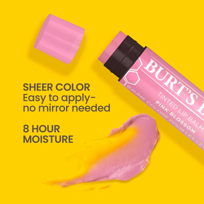 Burt's Bees Tinted Lip Balm - Pink Blossom
