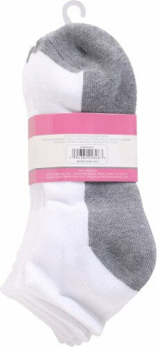 Forsythia Ridge Full Cushion Quarter Socks - White, 3 pack