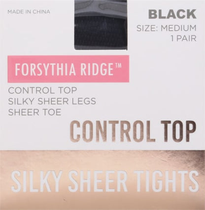 Forsythia Ridge 1Pk Sheer Tights With Control Top Medium Nude