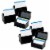 Oxford Plastic Index Card Boxes, 3" x 5", Black