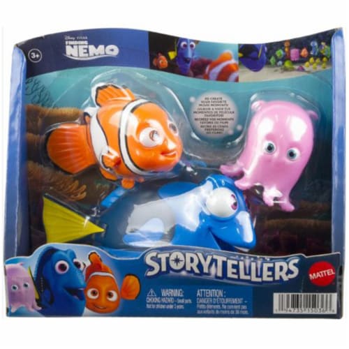 Mattel - Disney Pixar Storytellers Action Figure 3-Pack, Assorted