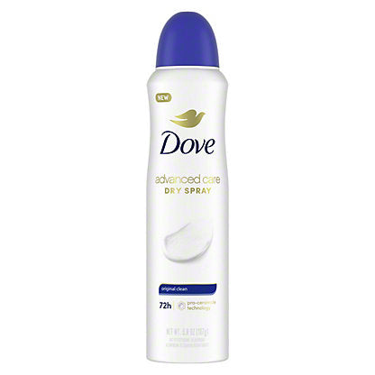 Dove Deodorant 3.8oz Dry Spray Original Clean