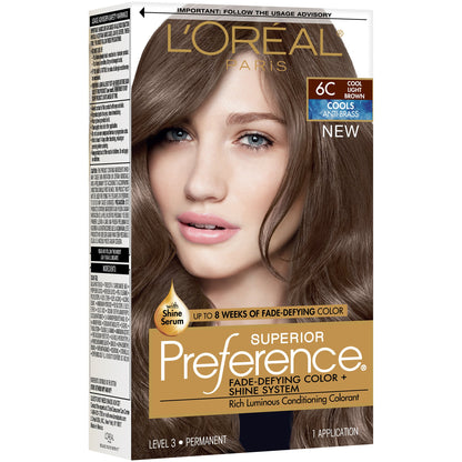 L'ORÉAL PARIS Superior Preference Permanent Hair Color, 5G Medium Golden Brown, 6.5 fl. oz.