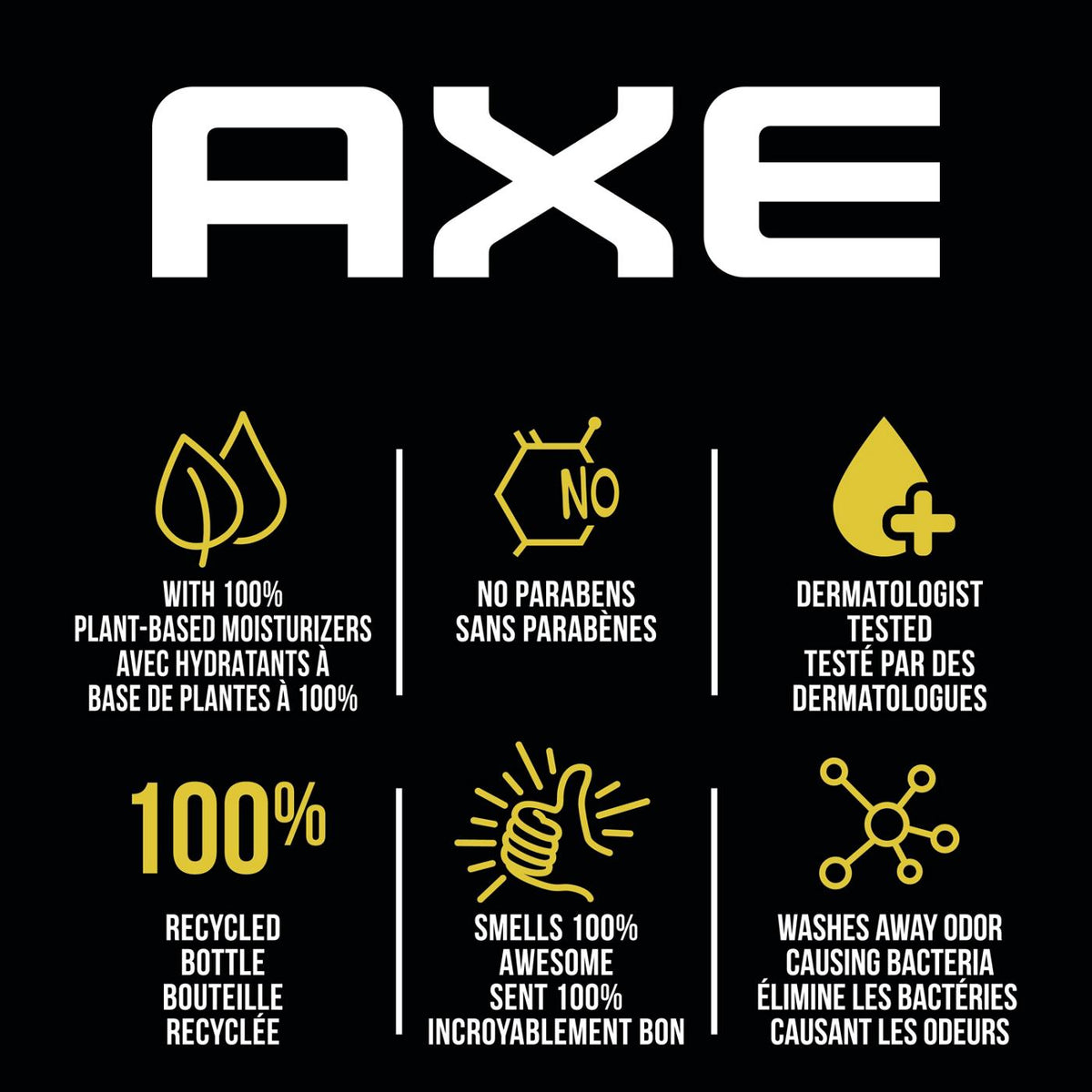 Axe Body Wash Black Frozen Pear & Cedarwood 12Hr 16oz