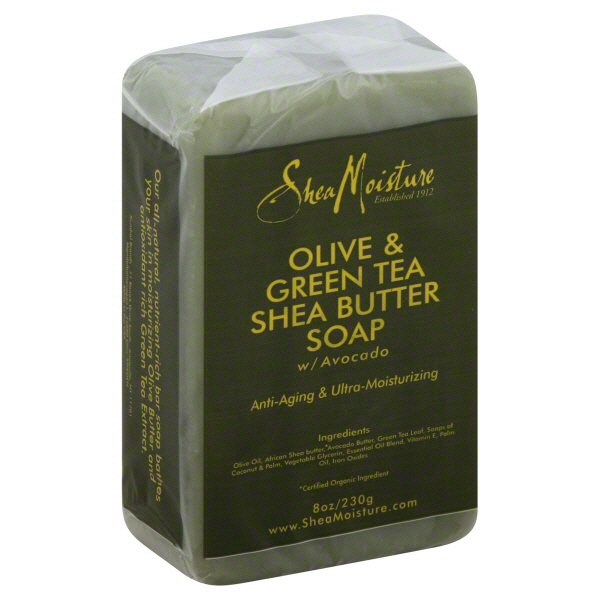 Shea Moisture Soap 8oz Bar Olive & Green Tea Shea Butter