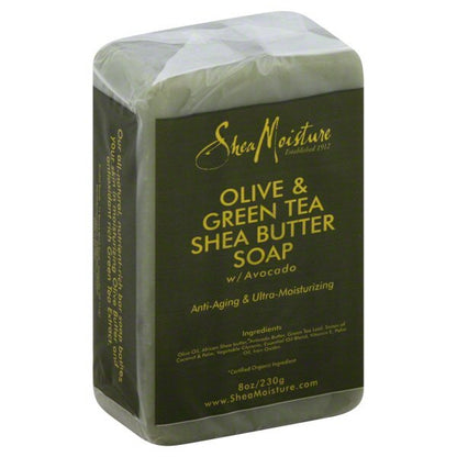 Shea Moisture Soap 8oz Bar Olive & Green Tea Shea Butter