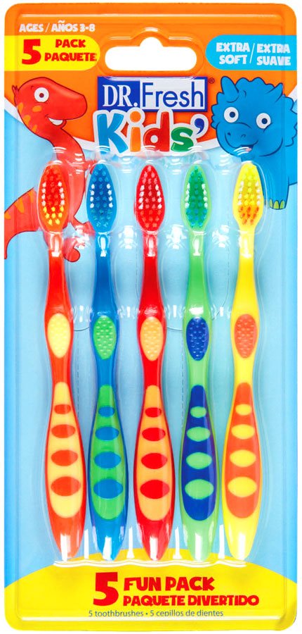 Dr. Fresh Toothbrush Soft With Cap 3 Count