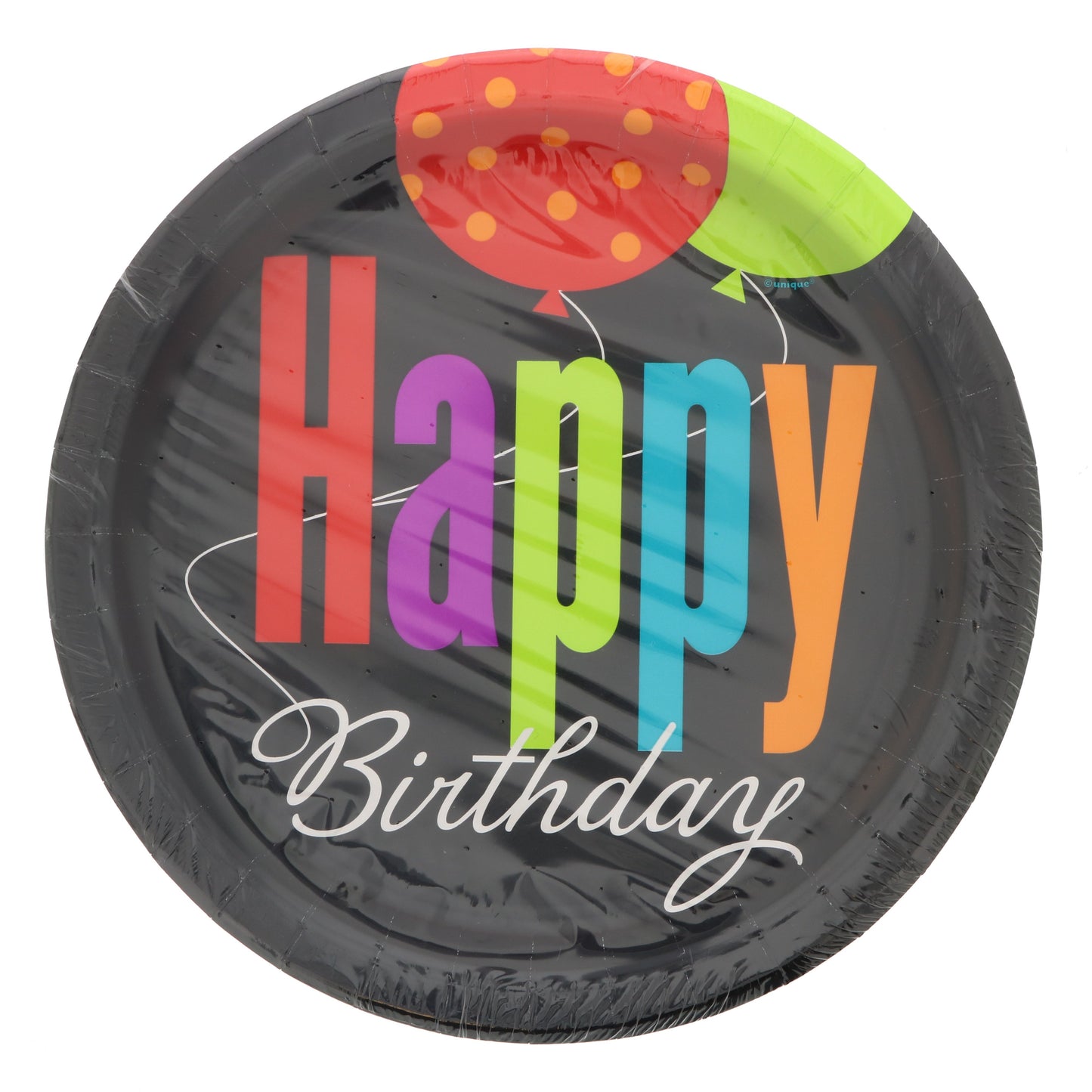 BDAY CHEER 9" PLATES 8CT