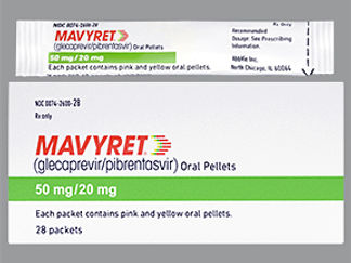 MAVYRET TB 100-40MG 28D PAK