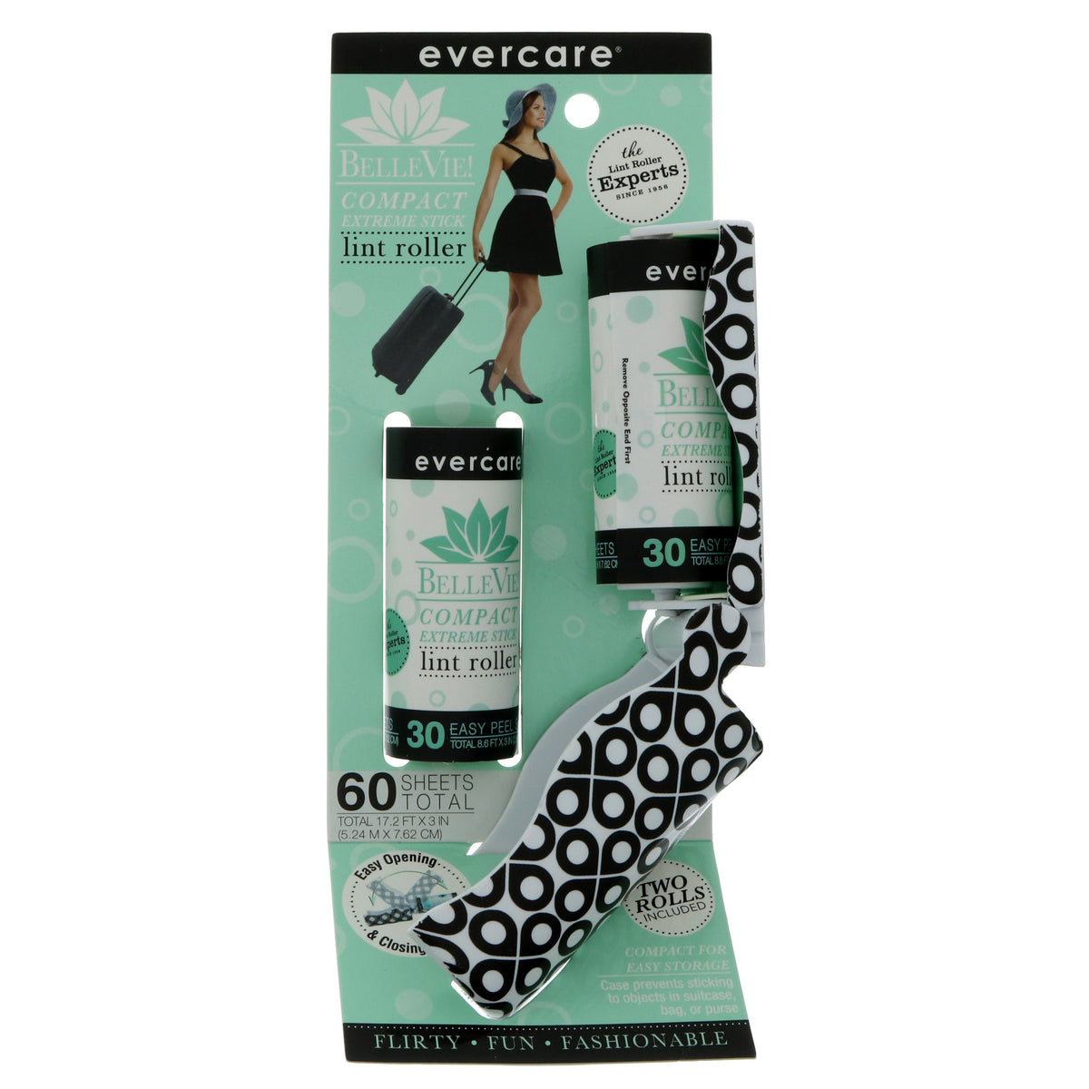 Evercare Mega Extreme Stick Lint Roller 25 Xl Sheets (4in)
