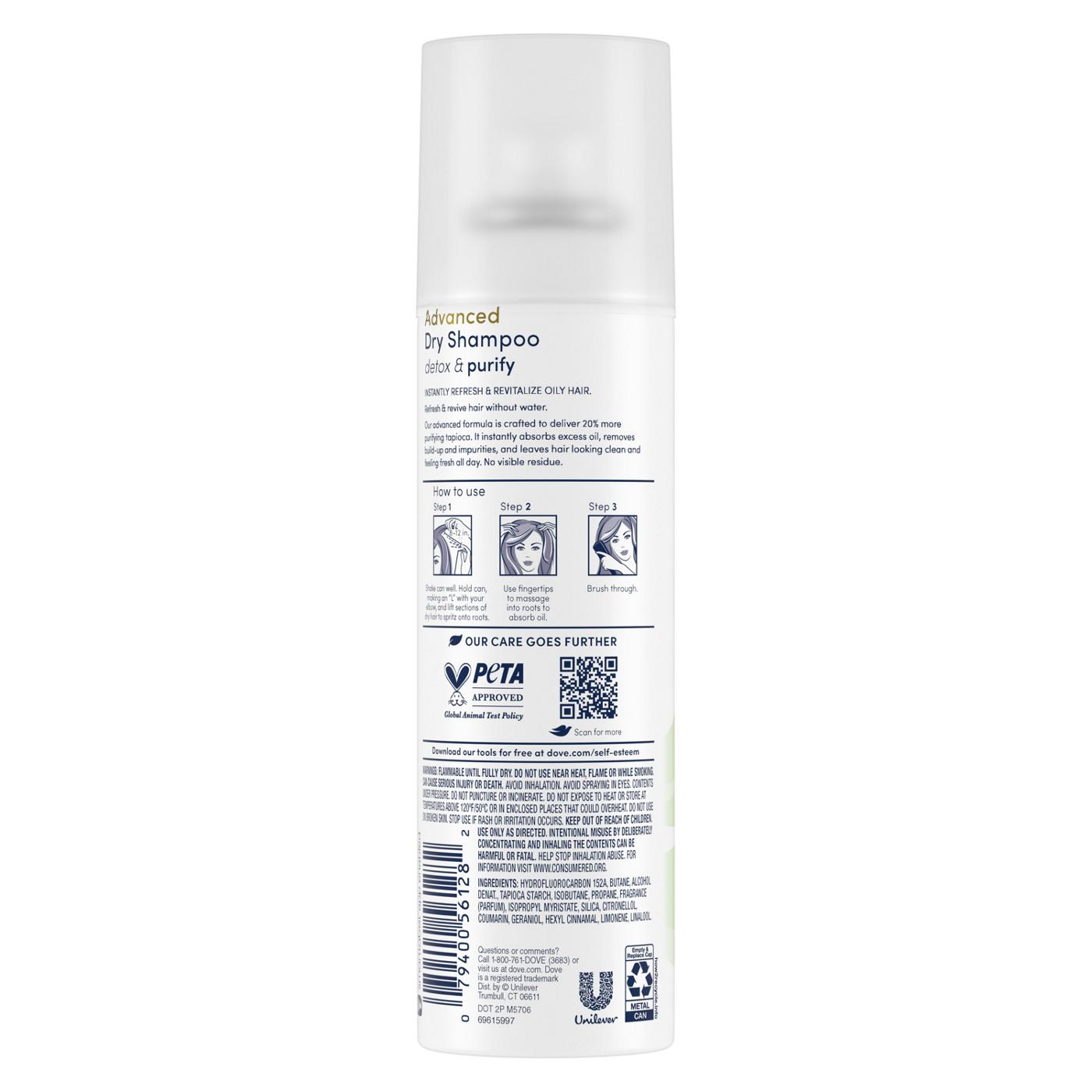 Dove Advanced Dry Shampoo Detox & Purify 5oz