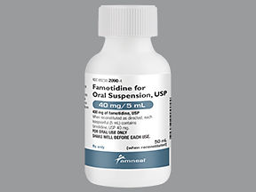 FAMOTIDINE PT 40MG/5ML 50ML