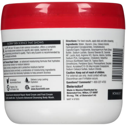 Eucerin Cream Advanced Repair 16oz Jar