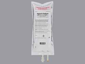 HEPARIN/0.9% NACL IS 2U 20X500ML
