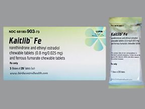 KAITLIB FE CW0.8-0.025MG 3X28 BPK