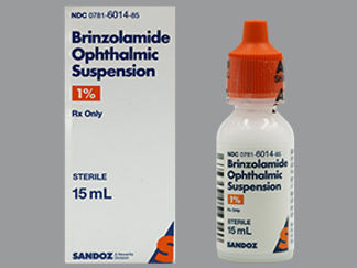 BRINZOLAMIDE DR 1% 15ML OPTH SUSP