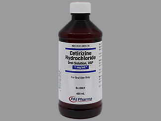 CETIRIZINE HCL SR 1MG/ML 120ML