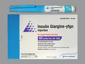 INS GLARGINE YFGN SY100U/ML 5X3ML
