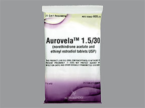 AUROVELA 1.5/30 TB 1.5-0.03MG3X21