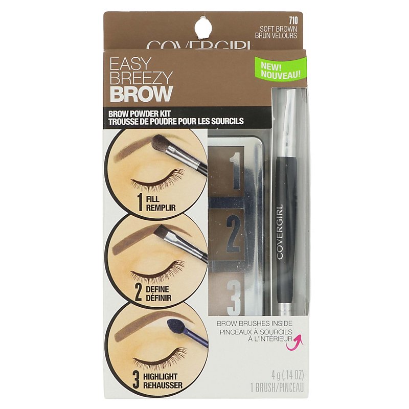 CoverGirl Easy Breezy Brow Powder Kit 710 Soft Brown