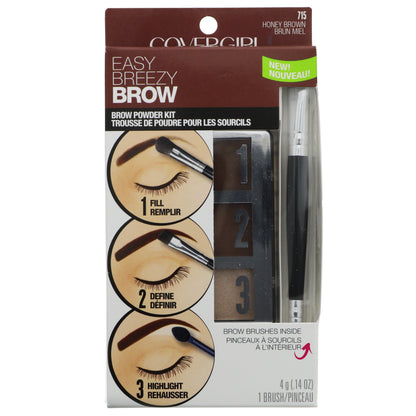 CoverGirl Easy Breezy Brow Powder Kit 715 Honey Brown