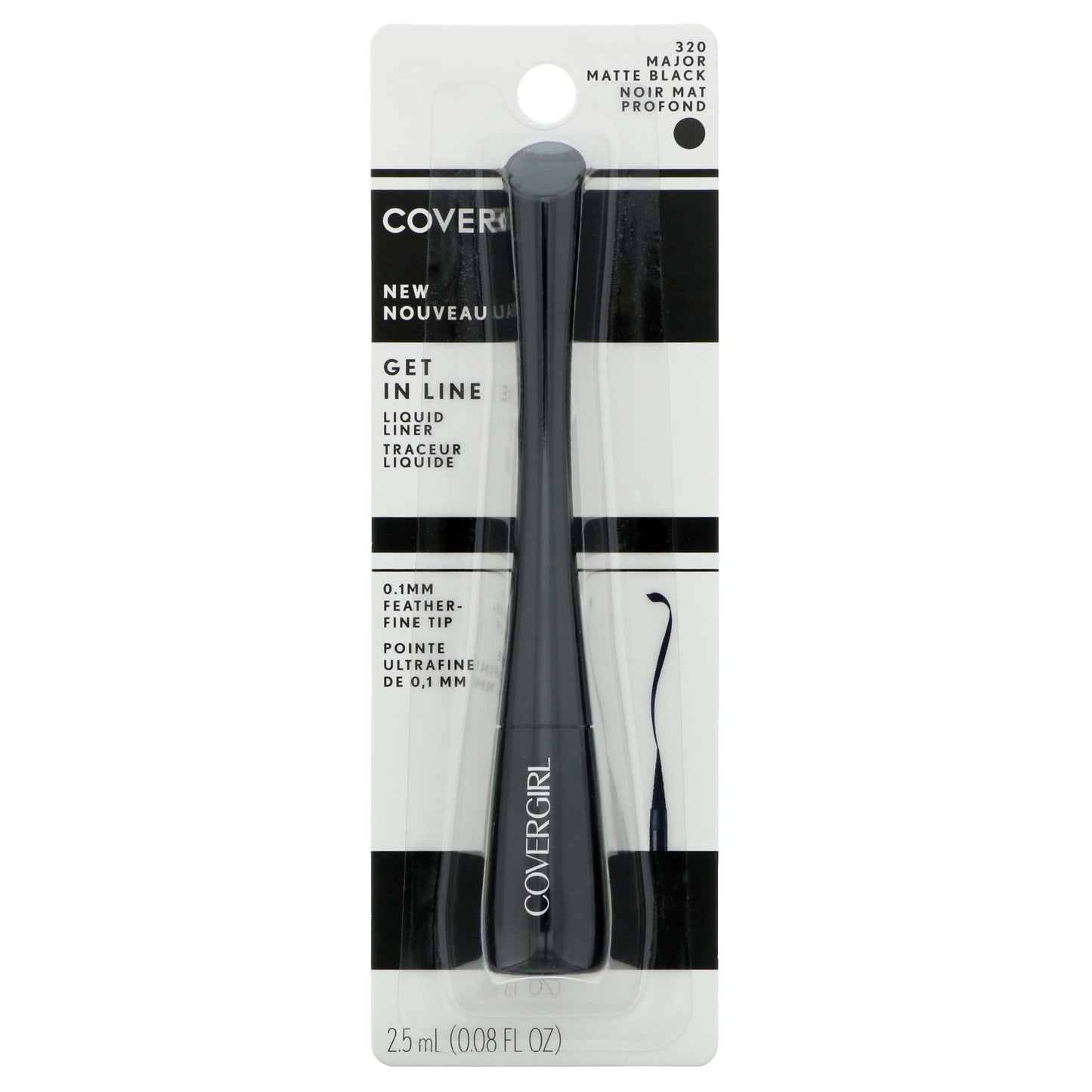 COVERGIRL Get In Line Liquid Eyeliner - 320 Major Matte Black