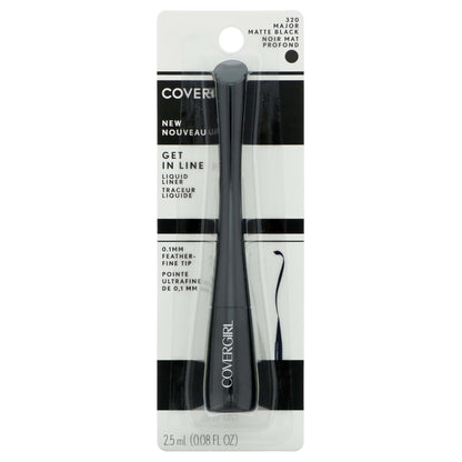 COVERGIRL Get In Line Liquid Eyeliner - 320 Major Matte Black