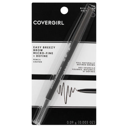 COVERGIRL Easy Breezy Brow Micro Fine + Define Pencil - 705 Rich Brown