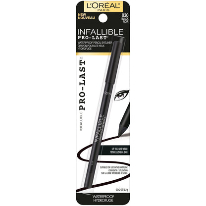 L'ORÉAL PARIS Infallible Pro-Last Waterproof, Up to 24HR Pencil Eyeliner, 830 Burgundy, 0.042 oz.