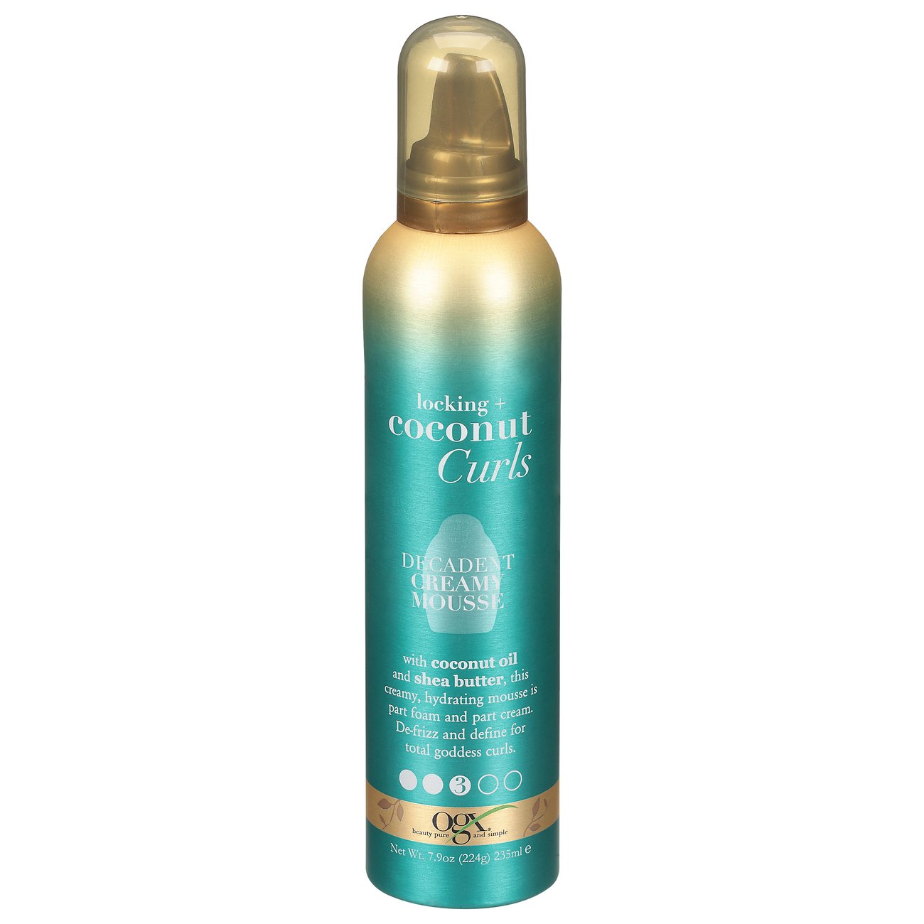 Ogx Coconut Curls Decadent Creamy Mousse 7.9oz