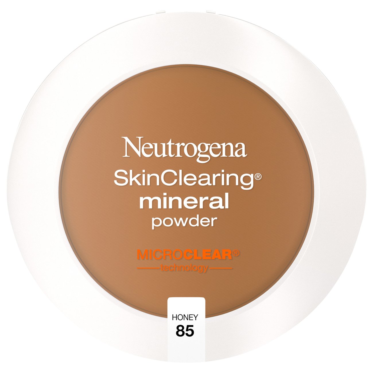 Neutrogena SkinClearing Mineral Acne Face Powder, Honey 85, .38 oz