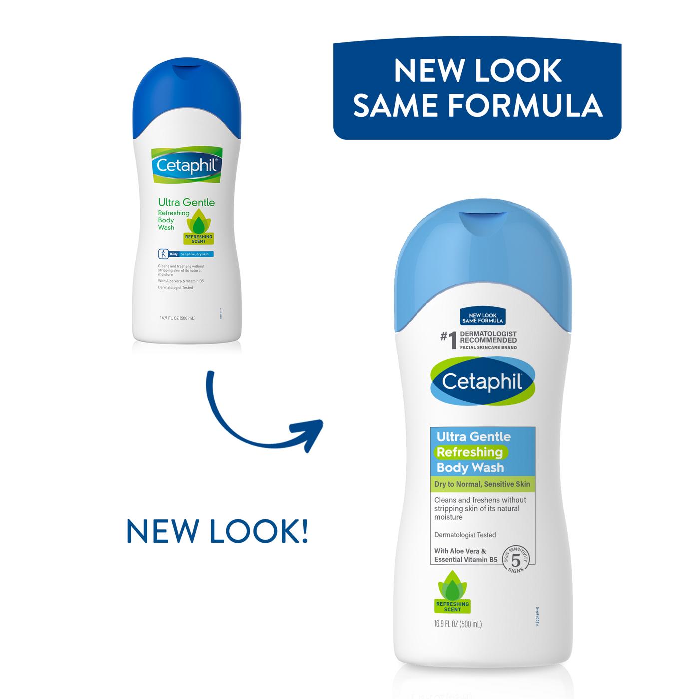 Cetaphil Body Wash Ultra Gentle Refreshing 16.9oz
