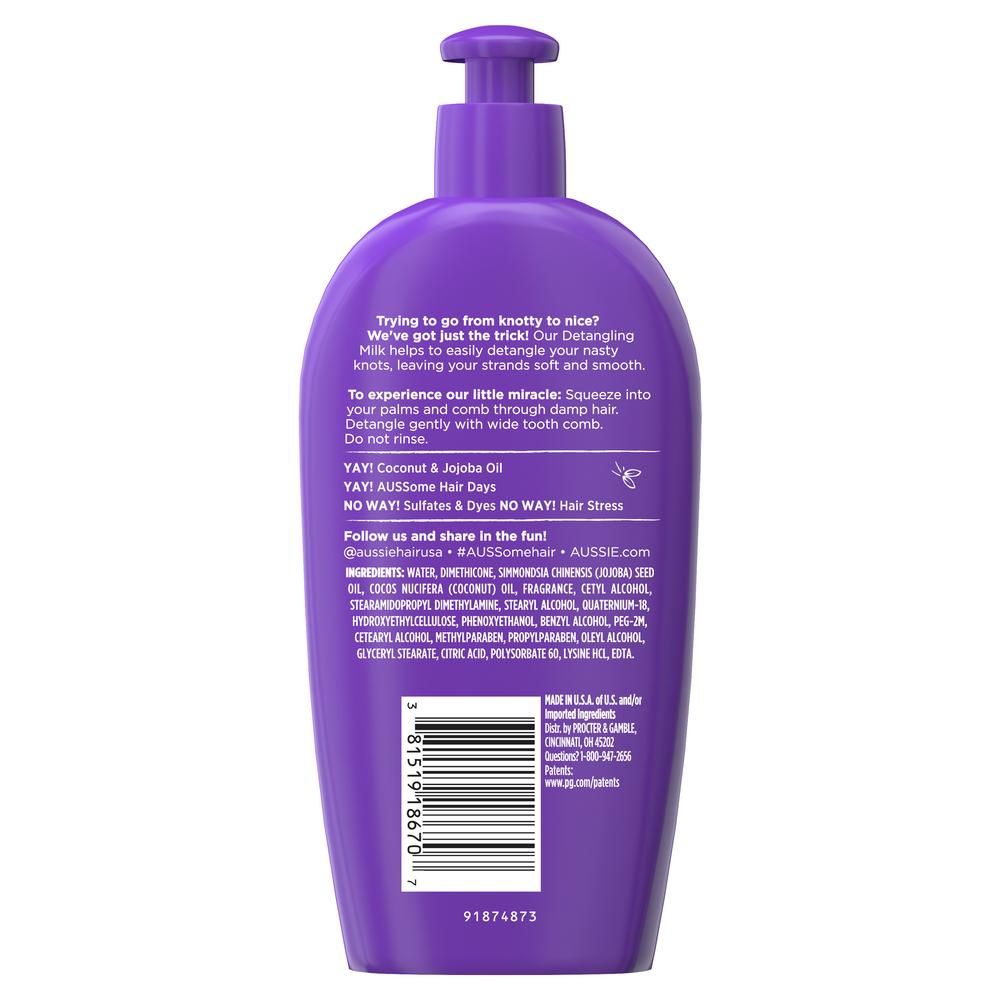 Aussie Miracle Curls Leave-In Detangler Milk 6.7oz