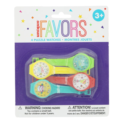 4 PUZZLE WATCHES
