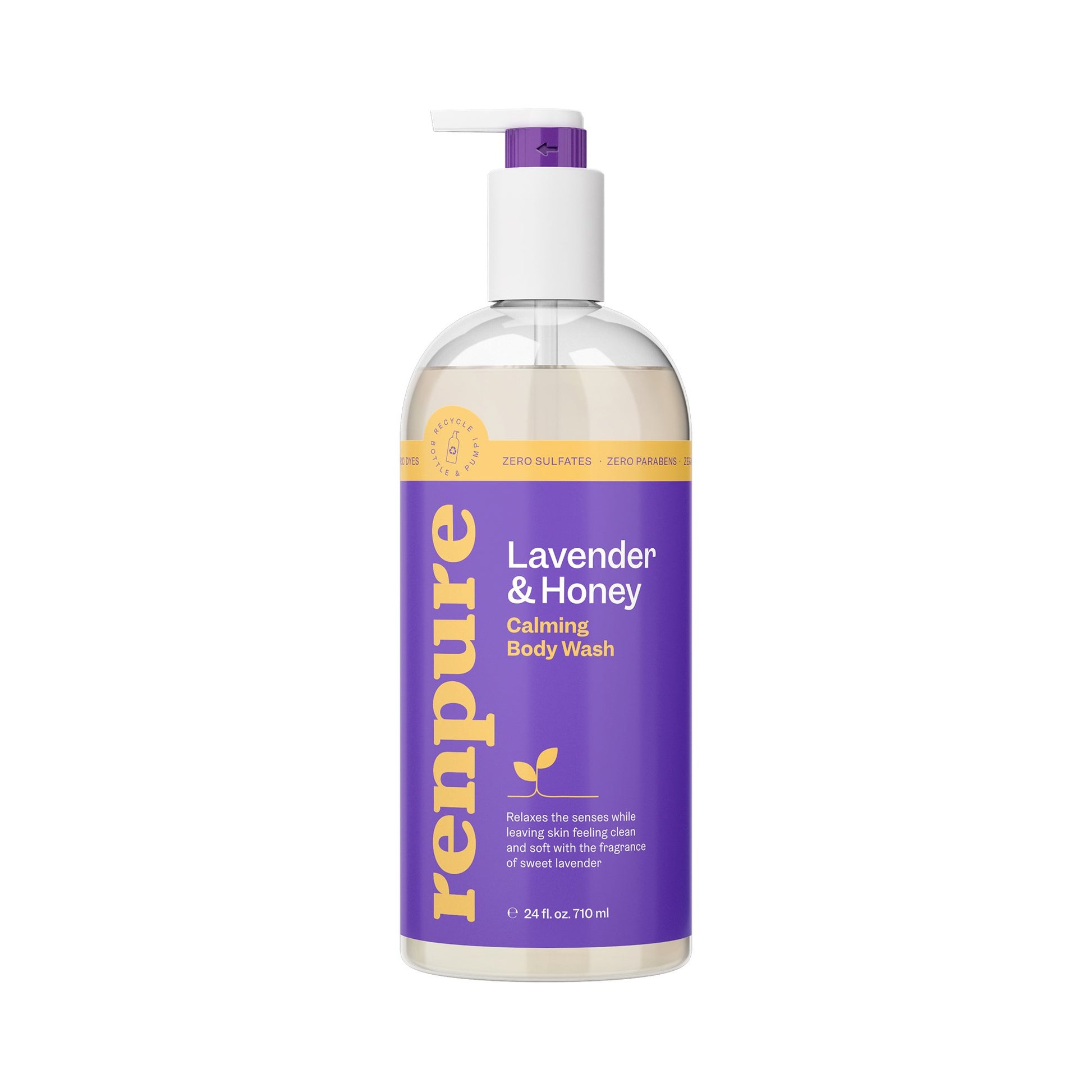 Renpure Body Wash Lavender Honey Calming 24oz