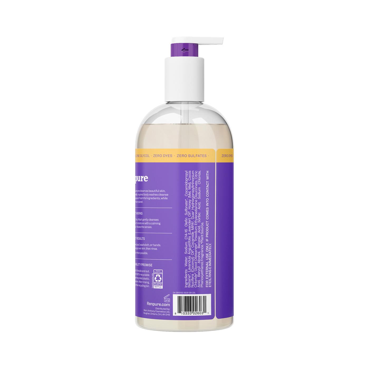 Renpure Body Wash Lavender Honey Calming 24oz