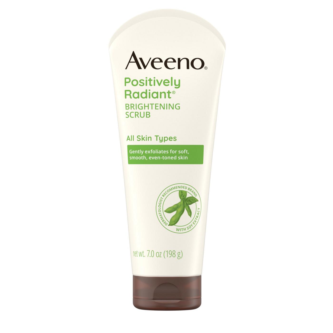 Aveeno Positively Radiant Brightening Scrub 2oz (12in)