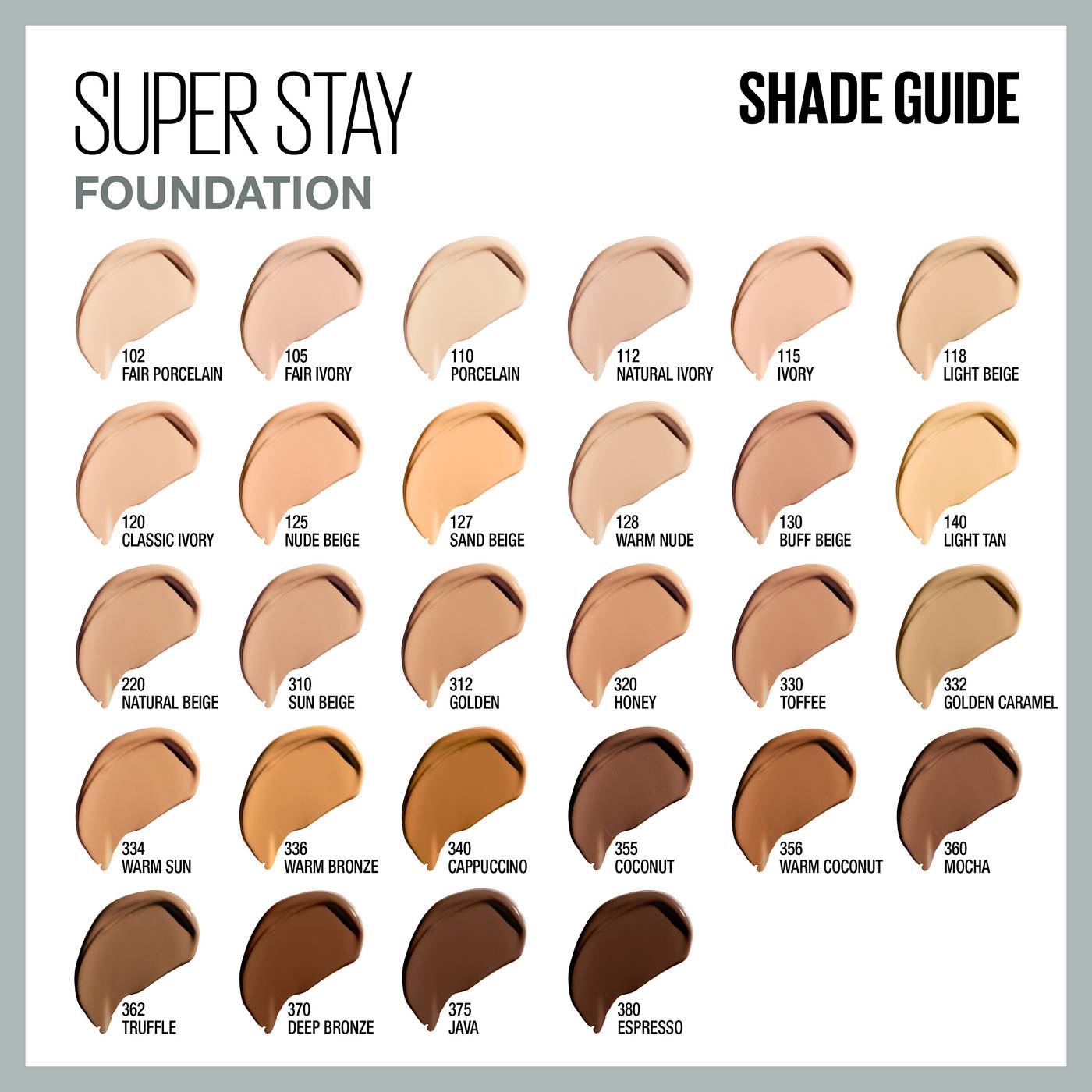 Maybelline Super Stay Longwear Liquid Foundation, Up to 30HR Wear, 112 Natural Ivory, 1 fl oz