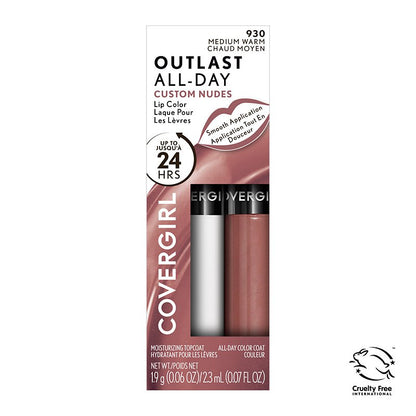 COVERGIRL Outlast All Day Lip Color Custom Nudes - 930 Medium Warm