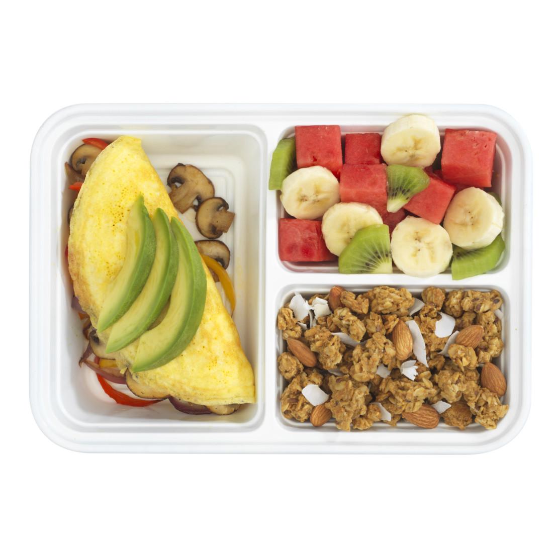 GoodCook Meal Prep 1 Compartment Rectangle Black Containers + Lids - 10 count
