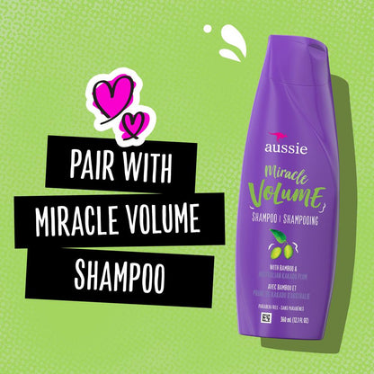 Aussie Conditioner Miracle Volume 12.1oz (Revitalisant)
