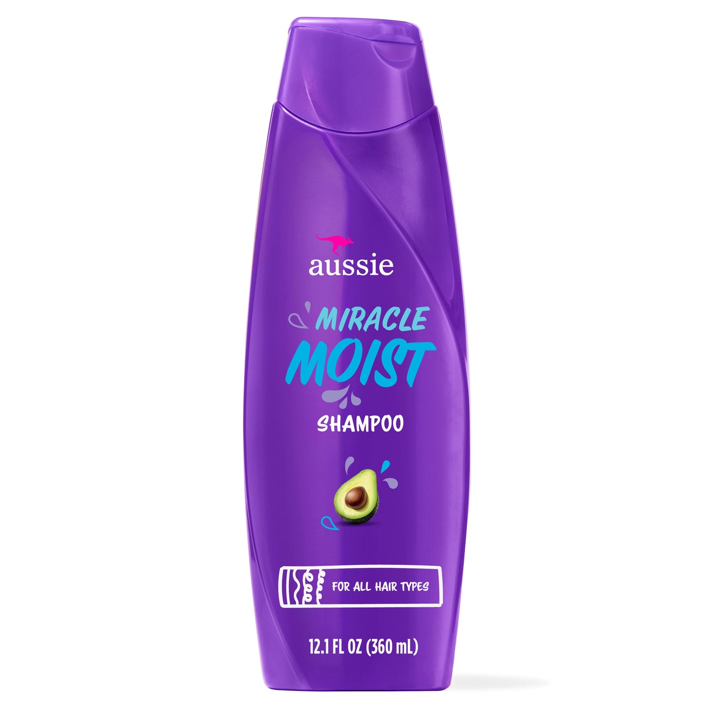 Aussie Shampoo Miracle Moist 12.1oz W/ Avocado & Jojoba Oil